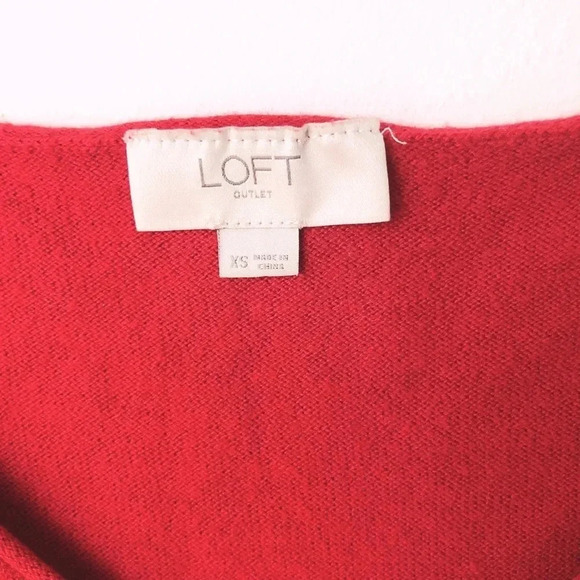 Loft red sweater - Picture 2 of 7